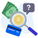 magnifying-glass-with-payment-symbols