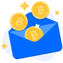 Bitcoin in envelope
